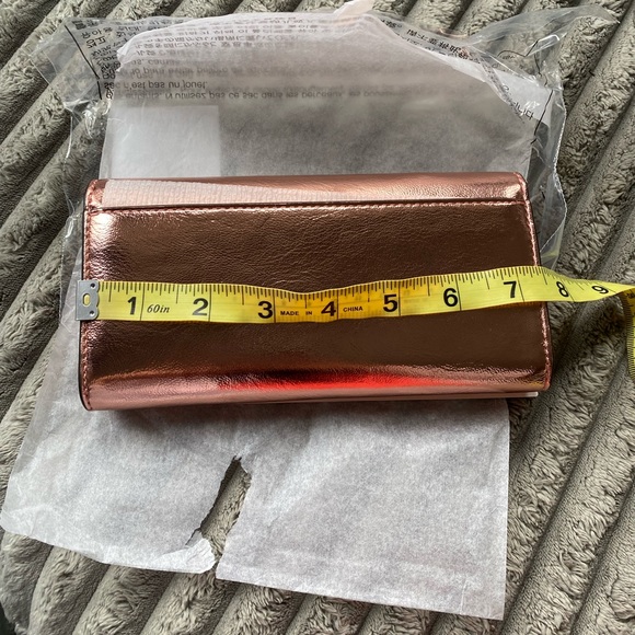 NWT Michael Kors Jet Set Travel Large Patent Envelope Wallet - Picture 9 of 9